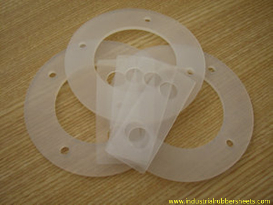 100% Virgin Silicone O Ring / White Silicone Rubber Seals Fuel Oil Resistance