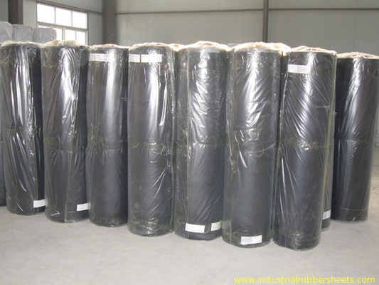 2MPa Black Color Silicone Rubber Sheet / SBR Rubber Sheet Industrial Grade