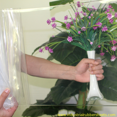 Transparent Silicone Rubber Sheet 7.5Mpa Tensile Strength 0.1-2.0mm