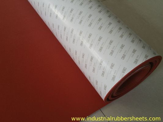 Closed Cell Silicone Foam Sheet with 3M Adhesive Backing for High Temperature Resistance