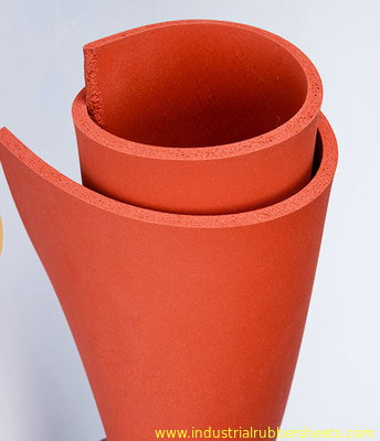 10-40 Shore A Close Cell Silicone Foam Rubber Sheet for Heat Insulation and Protection with 1.5-50mm Thickness and 1m-1.5m Width