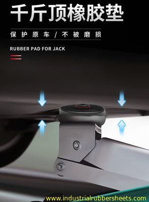 Iso9001 Certified Car Jack Rubber Pad Black Color