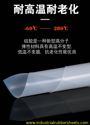 Food Grade Silicone Rubber Sheet , Silicone Roll , Silicone Membrane Silicone Rubber Sheet for Food Processing