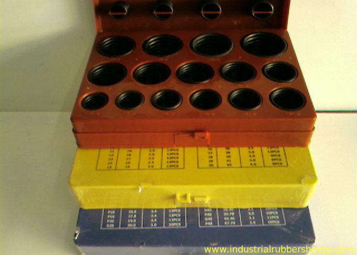 Standard Silicone Rubber Washers Rubber O Ring Kit ISO3601 , AS568A
