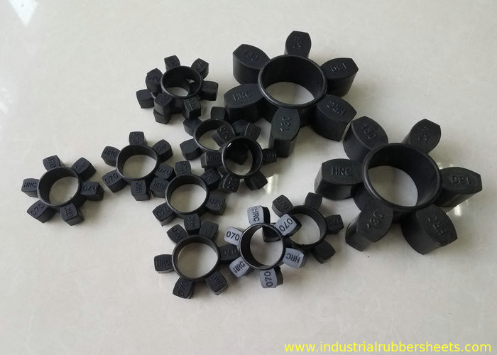 Black Polyurethane Coupling , HRC Rubber Coupling With 8Mpa Tensile