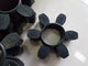 Black Color HRC PU Coupling Tensile Strength 50Mpa F Flange Type