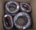 Acid Resistance FKM Cord Silicone Rubber Washers For Industrial Seal With Black , Brown Color