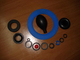 Industrial Grade White Silicone Rubber Washers Smooth Surface With RoHS Certificate