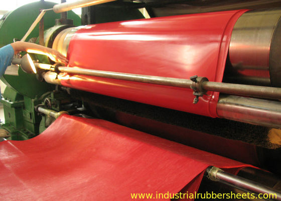 Double Impression Fabric Industrial Rubber Sheet with 15-24Mpa Tensile Strength Made from 100% Virgin Natural Rubber