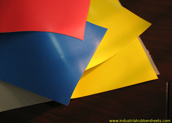 Hypalon Fabric Sheet , Industrial Neoprene Rubber Sheet Yellow , Grey , Red , Blue