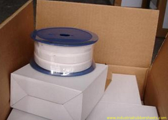 Smooth Expanded PTFE Gasket Tape / One Side Adhesive PTFE Sealing Tape