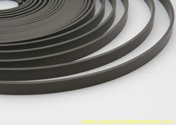 Brown PTFE Guide Stripe Tape (GST) with 60%PTFE + 40%bronze for High Wearing Resistance and Low Friction Coefficient