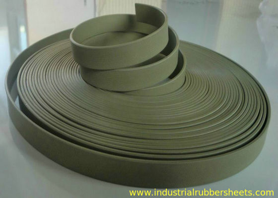 Brown PTFE Guide Stripe Tape (GST) with 60%PTFE + 40%bronze for High Wearing Resistance and Low Friction Coefficient