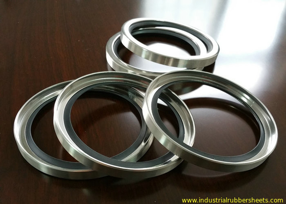 PTFE / PTFE SS Shaft Oil Seal With Single Or Double Lips For Air Compressor