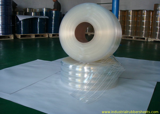 Flexible Soft Transparent Colored Plastic Sheets / Anti - Corrosion Clear PVC Sheet