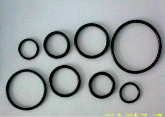 Black , Brown Silicone Rubber Washers 8 - 12Mpa / Rubber or NBR O Ring