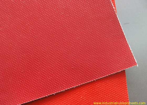 Anti - Water PTFE Coated Fiberglass Fabric Sheet , Flame Resistant Fabric