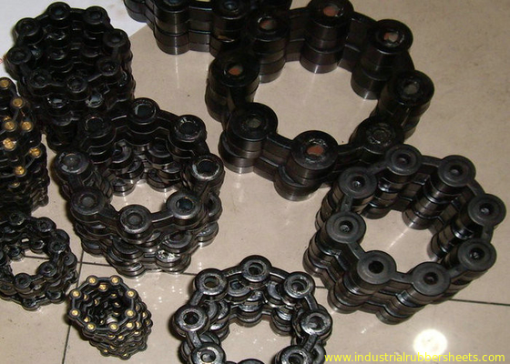Black MH Rubber Coupling with 70-95 Shore A Hardness for High Torque Transmission and Misalignment Compensation