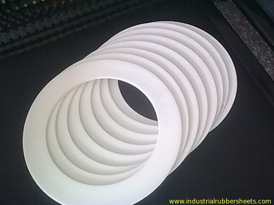 Food Grade EPDM Rubber Gasket Pollution Free With Beige , White Color