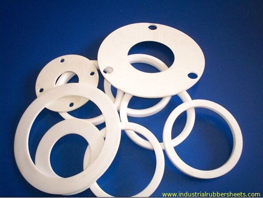 Food Grade EPDM Rubber Gasket Pollution Free With Beige , White Color