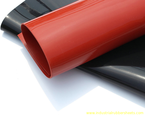 Red 3 Mm Thick Silicone Rubber Sheet Without Smell Food Grade