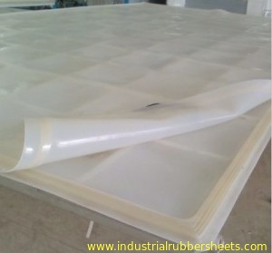 White Soft Silicone Rubber Sheet Translucent Transparent High Temperature 3 Mm Thick