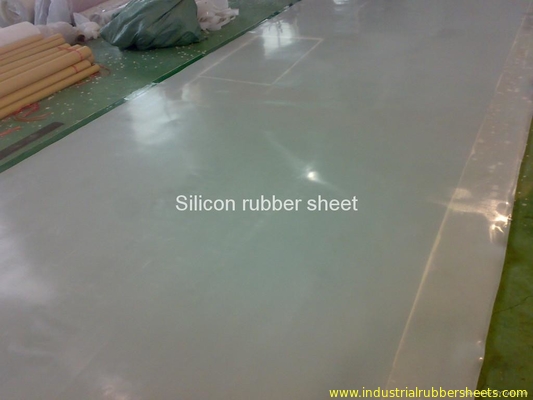 White Soft Silicone Rubber Sheet Translucent Transparent High Temperature 3 Mm Thick