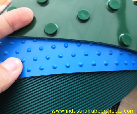1 Ply Green Pvc Conveyor Belt Material Industrial For Tobacco Making