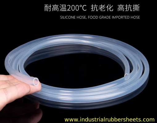 Id 3mm Silicone Tube Extrusion -60°C To +250°C Temperature Range Industrial Use