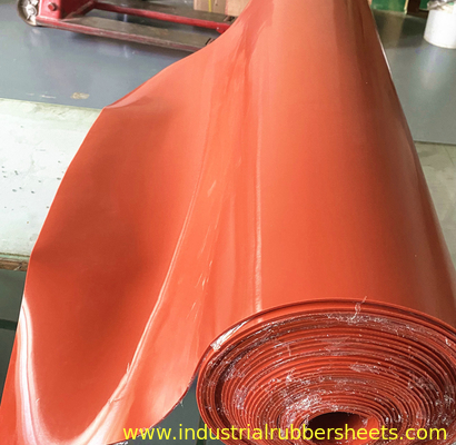 0.2mm-50mm Thickness Red Silicone Rubber Sheet High Temperature