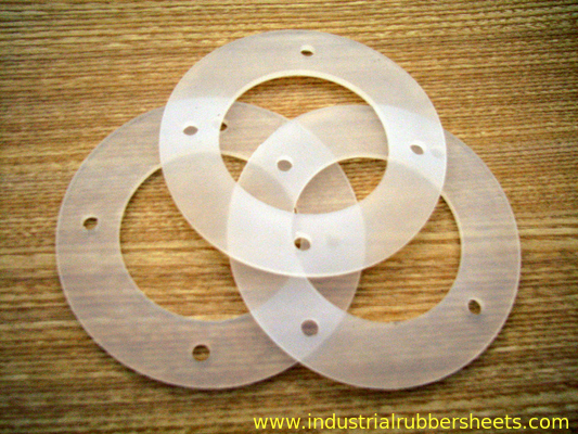 High Temp Silicone Rubber Washer , Silicone Rubber Seal , Silicone Rubber Gasket Tensile Strength 5.0-9.8 Mpa