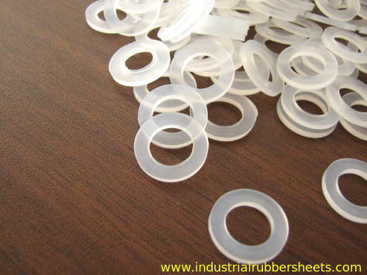 High Temp Silicone Rubber Washer , Silicone Rubber Seal , Silicone Rubber Gasket Tensile Strength 5.0-9.8 Mpa