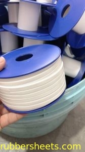 High Temperature Smooth PTFE Gasket Tape For Sealing