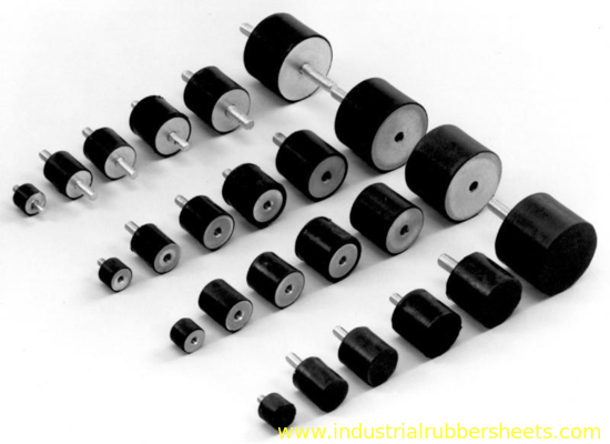 Noise Reduction Rubber Shock Mounts For High Temperature Industrial