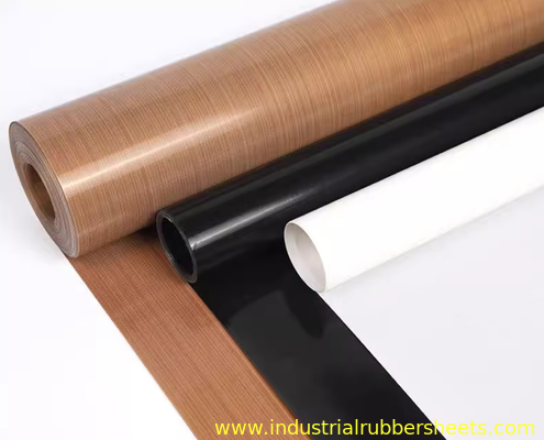 High Temperature Resistant PTFE Coated Fiberglass Fabric With 17 Oz/sqy Unit Weight