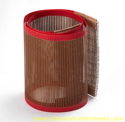 Freezer Safe PTFE Mesh Belt with Bullnose Joint and High Tensile Strength for Industrial Applications