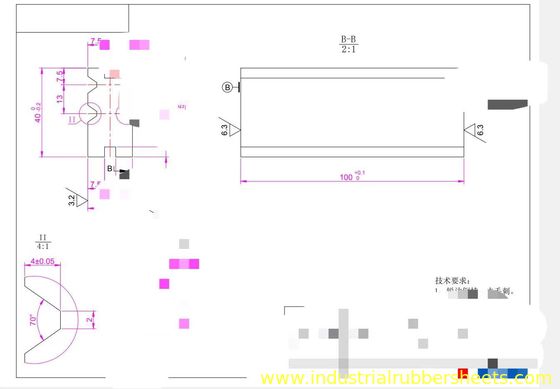 PTFE Glassfiber Cutter Pad with Excellent UV Resistance and High Temperature Resistance (260°C) - Customizable Size