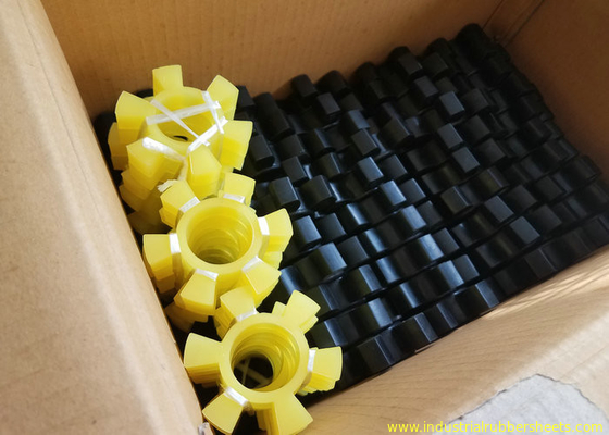 Black HRC Coupling with 8Mpa Tensile Strength and 70-90Shore A Hardness for Industrial Shaft Applications