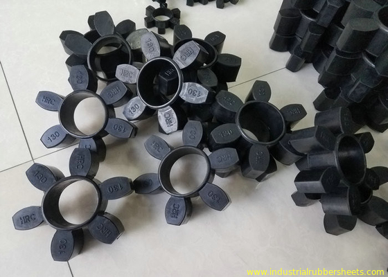 Black Polyurethane Coupling , HRC Rubber Coupling With 8Mpa Tensile Strength