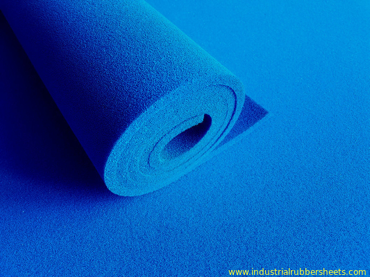 Heat Resistant Silicone Foam Rubber Sheet , Silicone Sponge Rubber Sheet