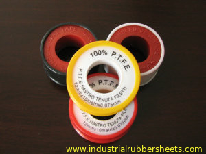 Aid-Resistance white PTFE Gasket Tape For Sealing 3 - 100mm Width