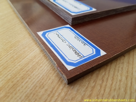 Brown Colored Plastic Sheet 90 - 110Mpa Flexural Strength For PCB / ICT Fixture