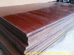 Brown Smooth Surface Phenolic Cotton Sheet For Switch Heat - Resistant