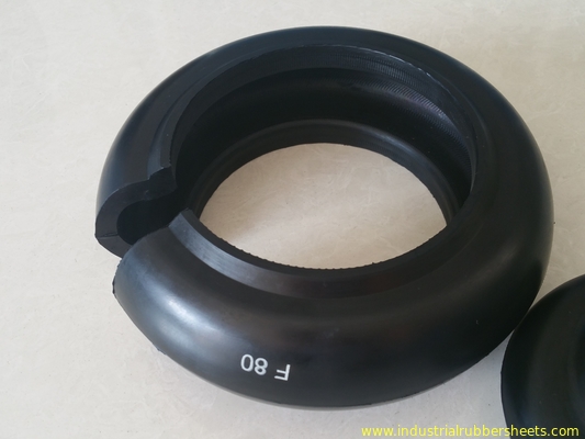 Black NBR Rubber Tyre Coupling For Steel Industry , Tensile Strength 8 - 12Mpa