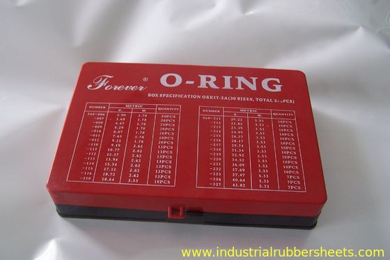 NBR Rubber O Ring Kit with ISO3601 AS568A DIN3771 Standards in Multiple Colors and Sizes