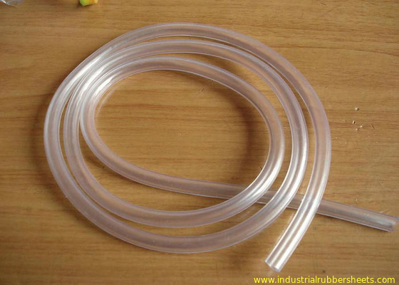 Food Grade 100% Virgin Silicone Tube Extrusion 3 - 4mm  thickness High Tensile Strength