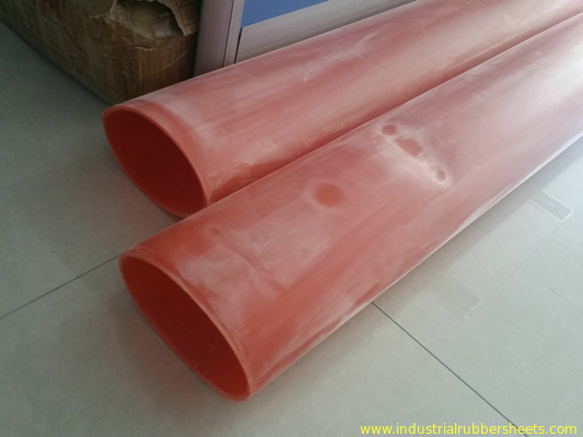 Red Silicone Sleeve Silicone Tube Extrusion For Corona Roller Maximum 2m length
