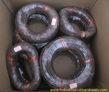 Acid Resistance FKM Cord Silicone Rubber Washers For Industrial Seal With Black , Brown Color
