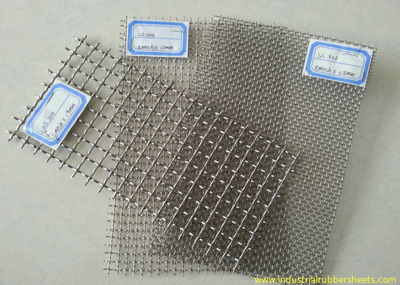 SS316 SS304 Stainless Steel Wire Mesh / Acid Resisting Metal Wire Mesh 30m Length