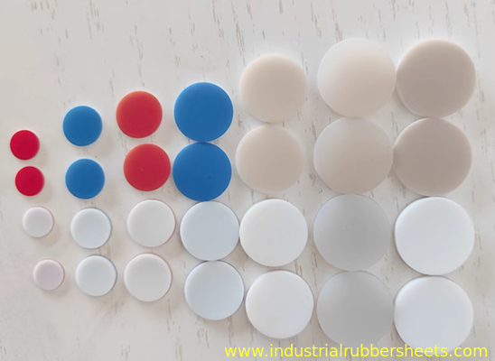 White Oil Resistant PTFE Silicone Washer with PH Range 0-14 and Tensile Strength 8-12Mpa for Bottle Seal